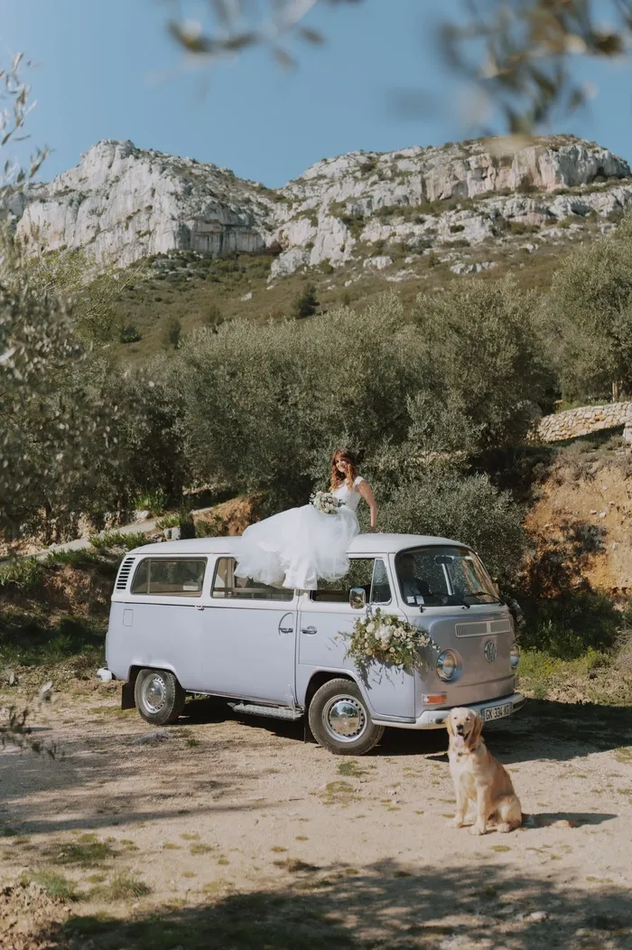 shooting photo réalisé par Kombi Event durant un mariage