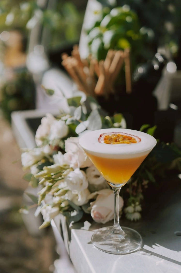 Photo d'un cocktail réalisé par Kombi Event lors d'un évènement